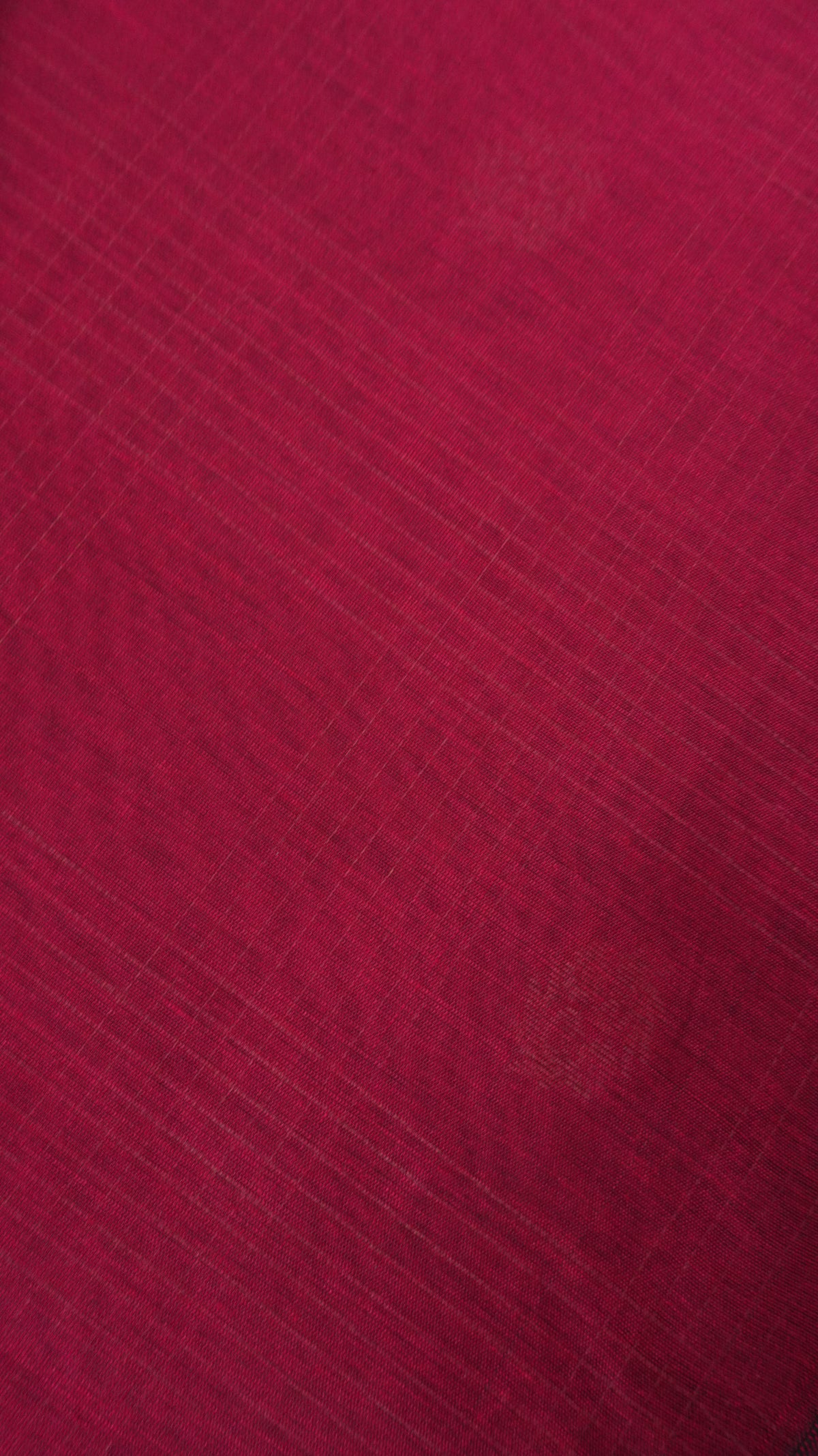 Silk cotton saree – close-up of rich crimson red fabric texture