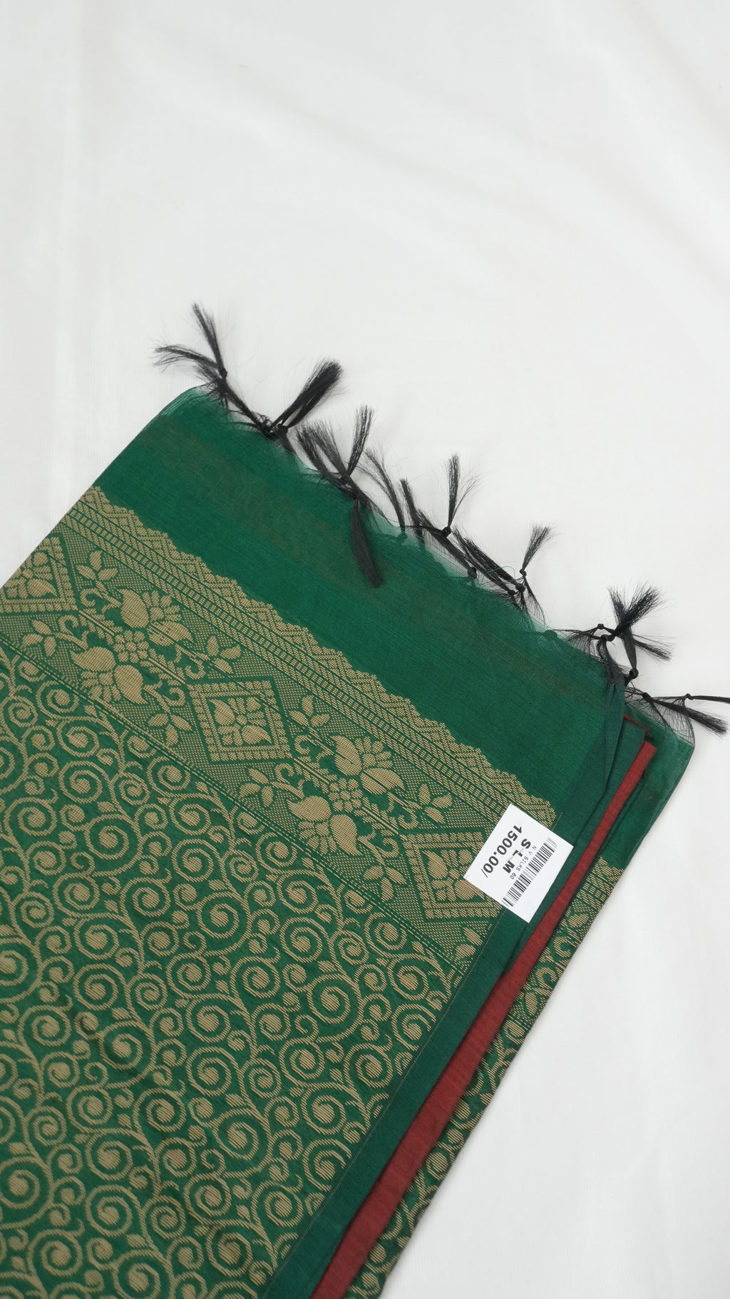 Silk Cotton Saree border detail