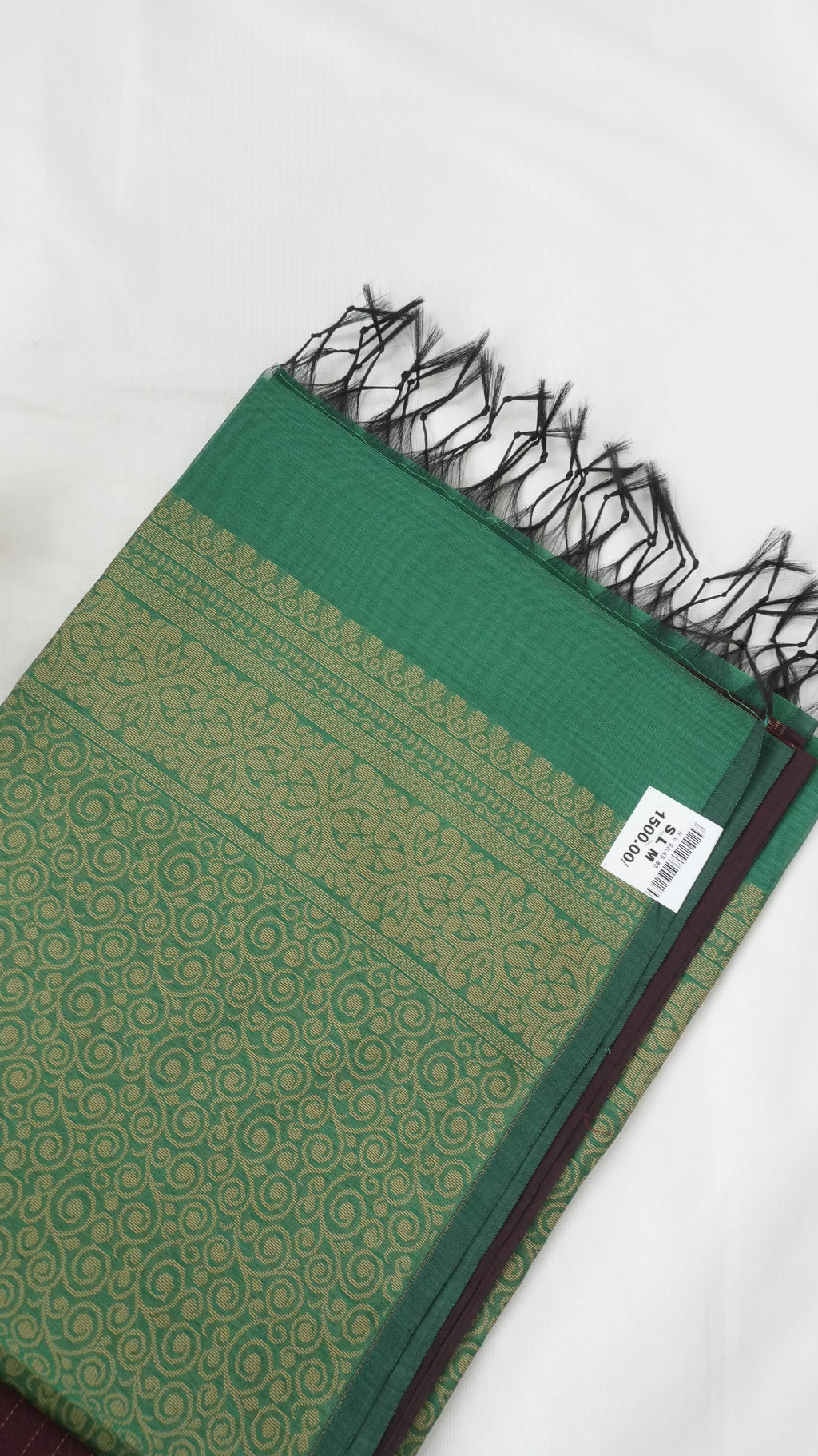Silk Cotton Saree border detail