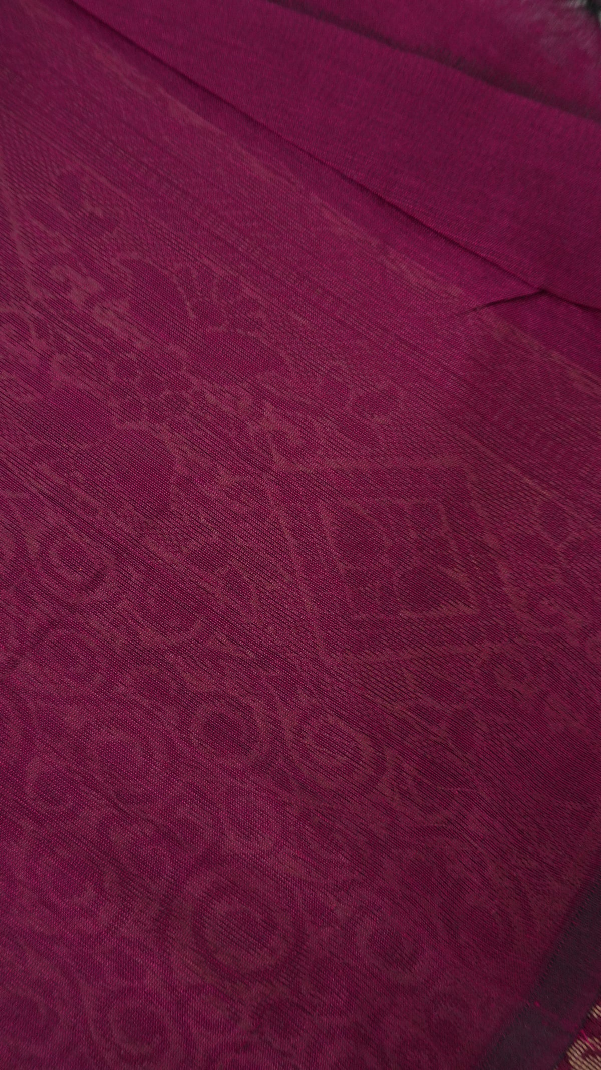 Silk Cotton Saree fabric close-up