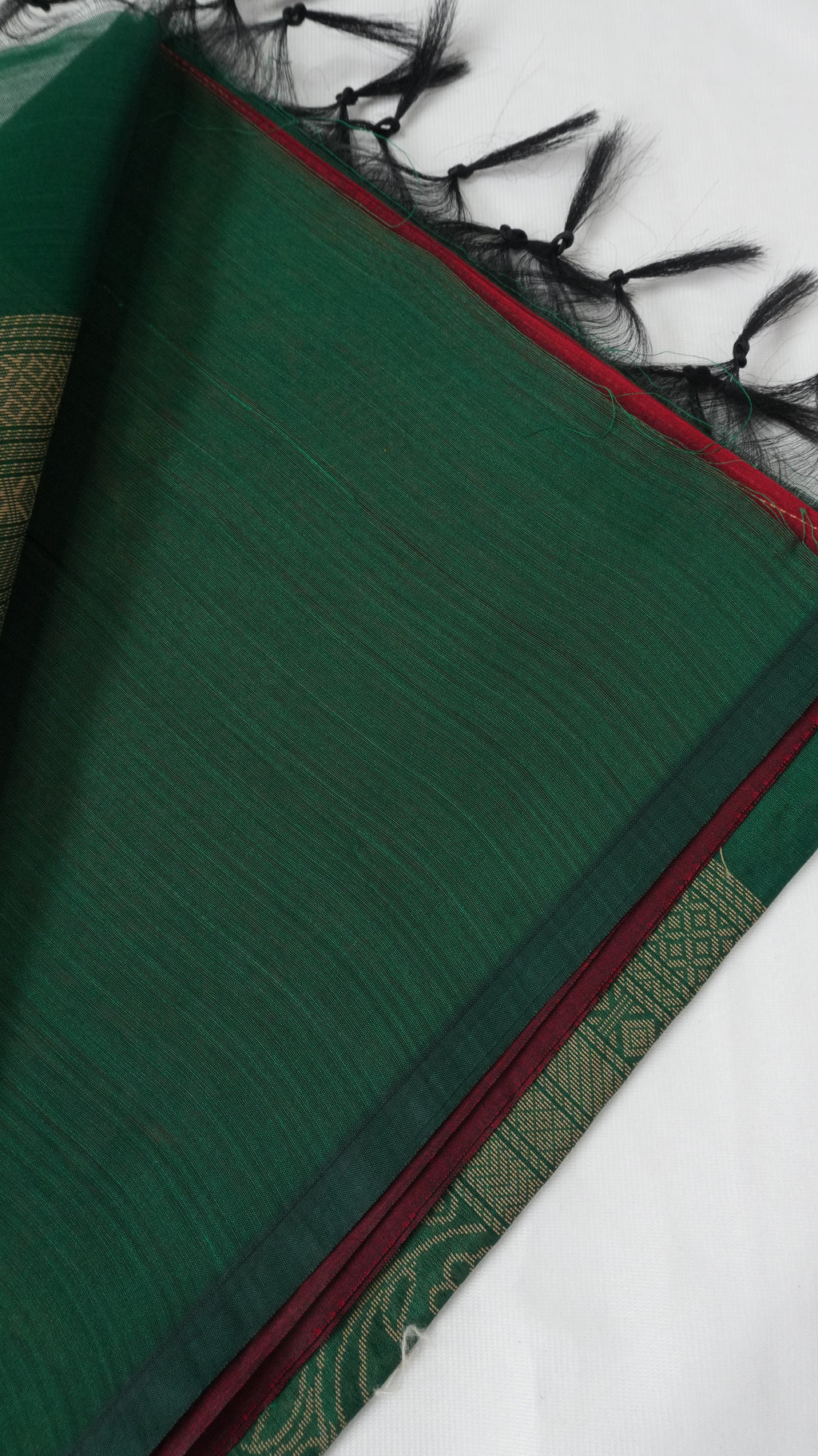 Silk Cotton Saree fabric close-up
