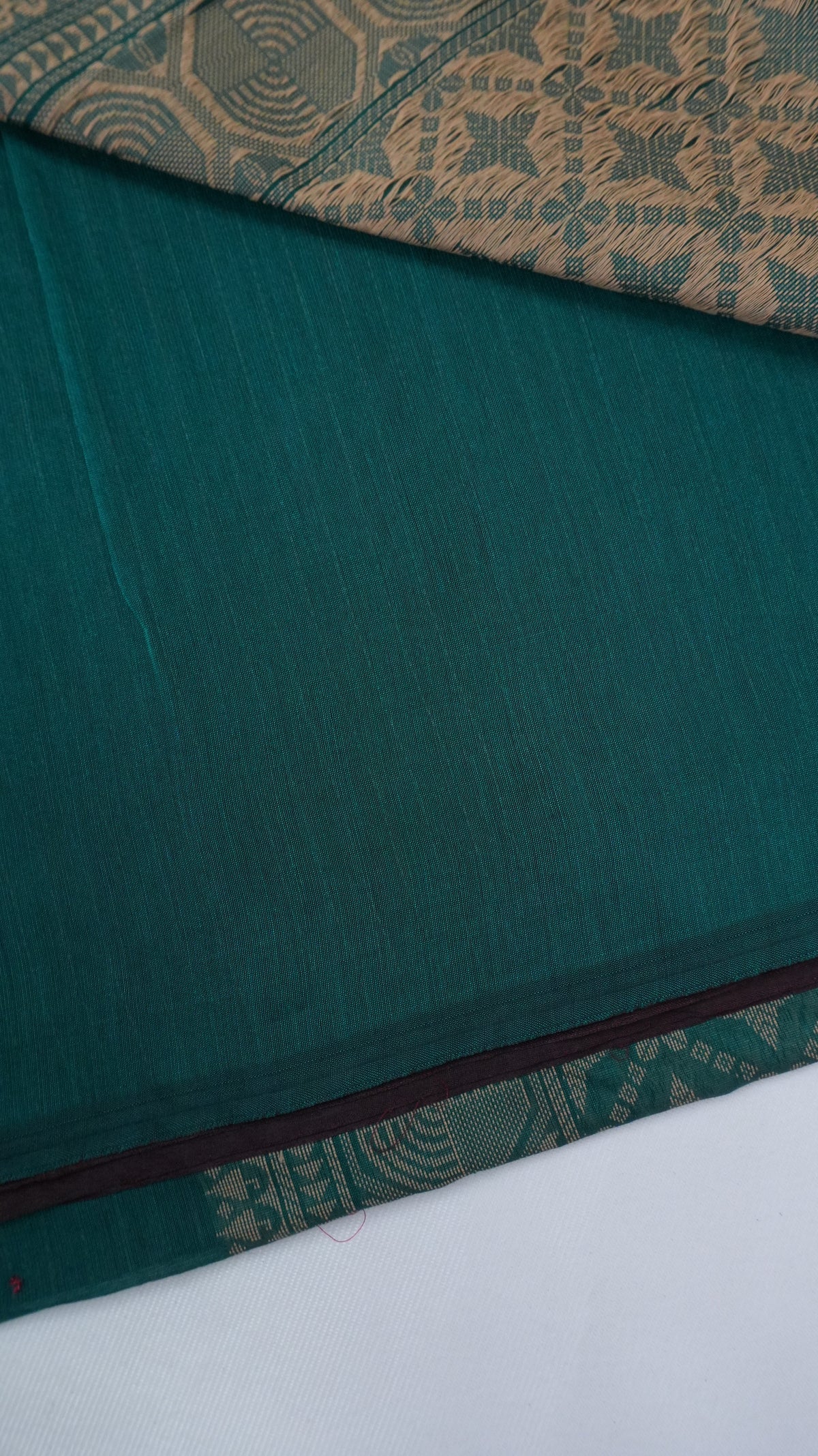 Silk Cotton Saree fabric close-up