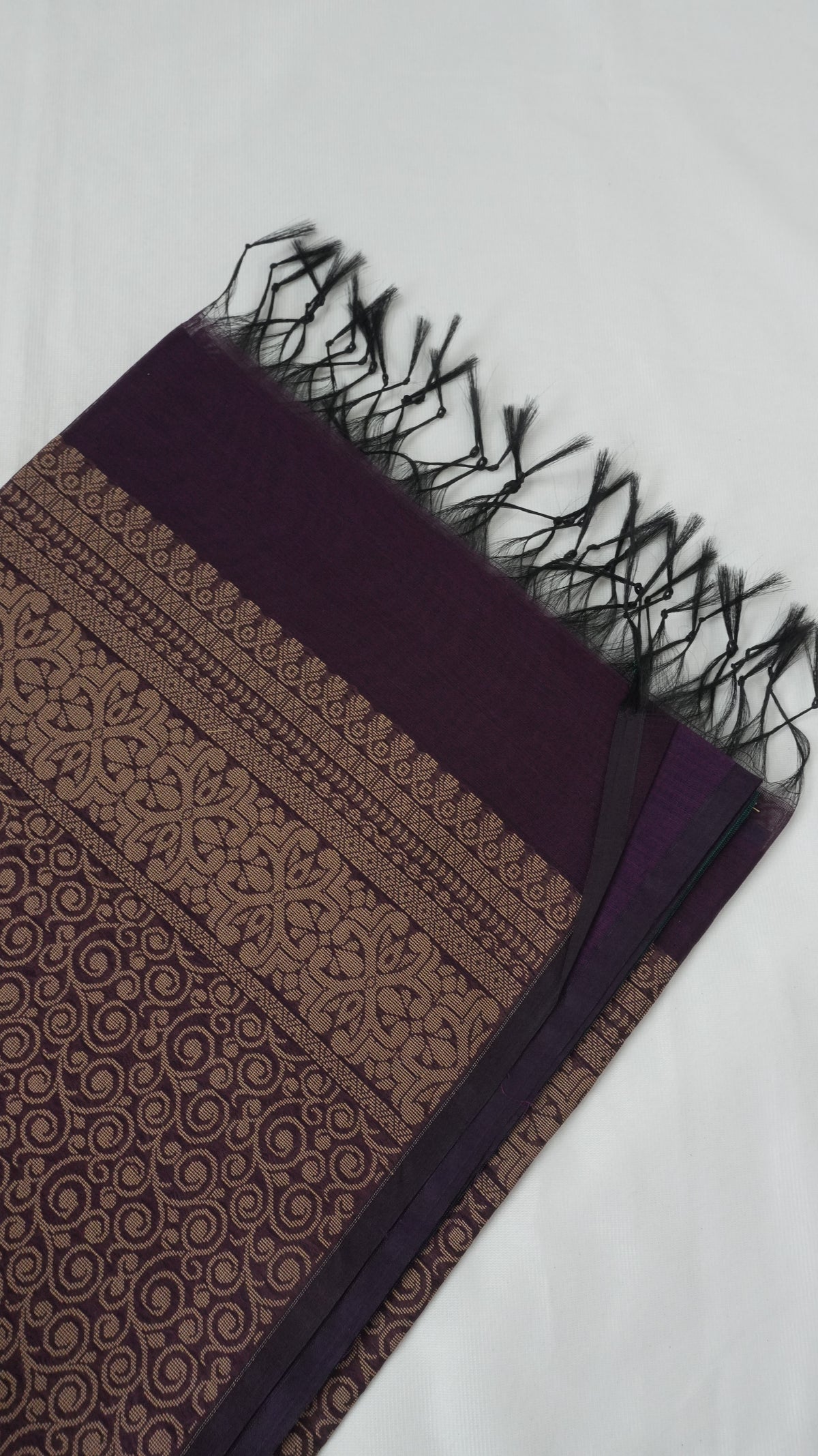 Silk Cotton Saree border detail