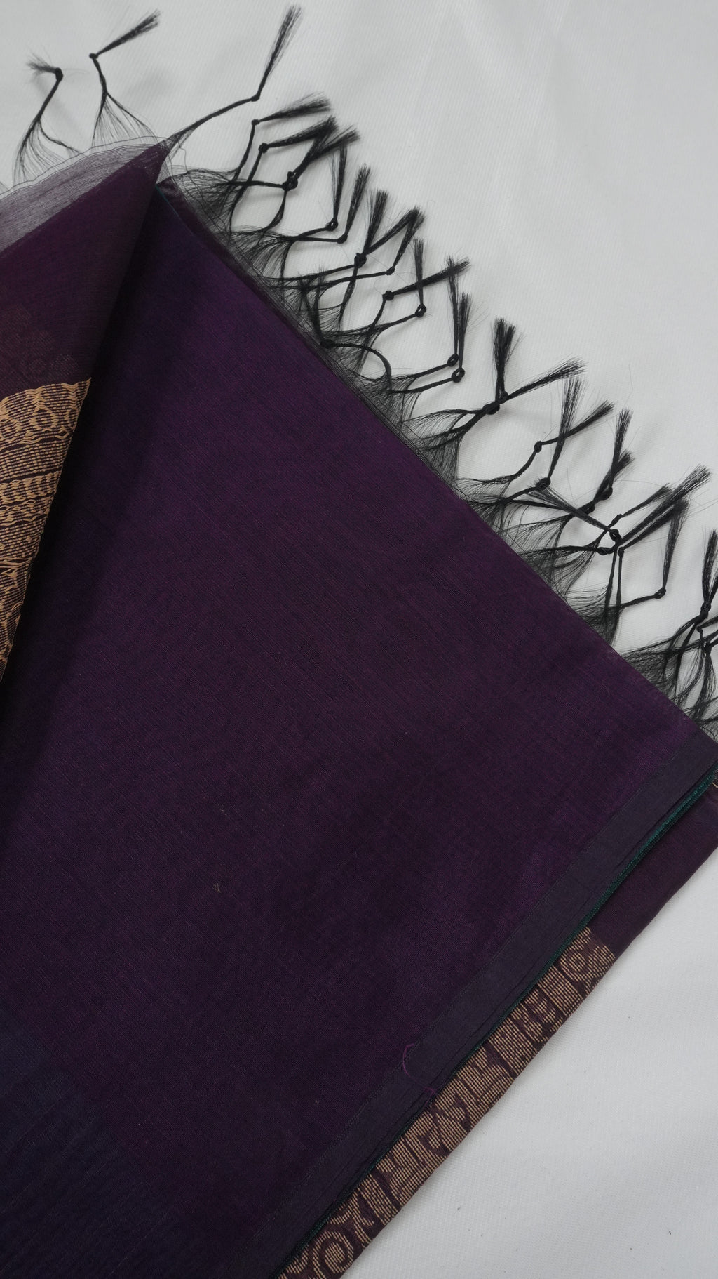 Silk Cotton Saree fabric close-up