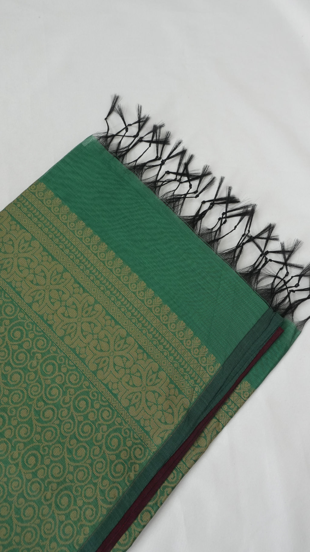 Silk Cotton Saree border detail