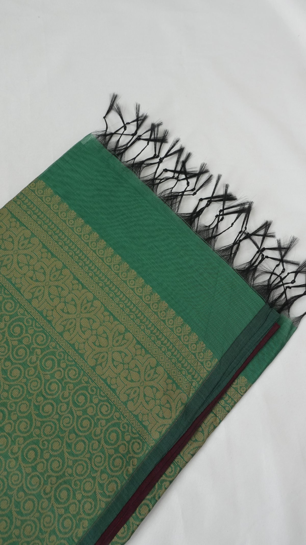 Silk Cotton Saree border detail