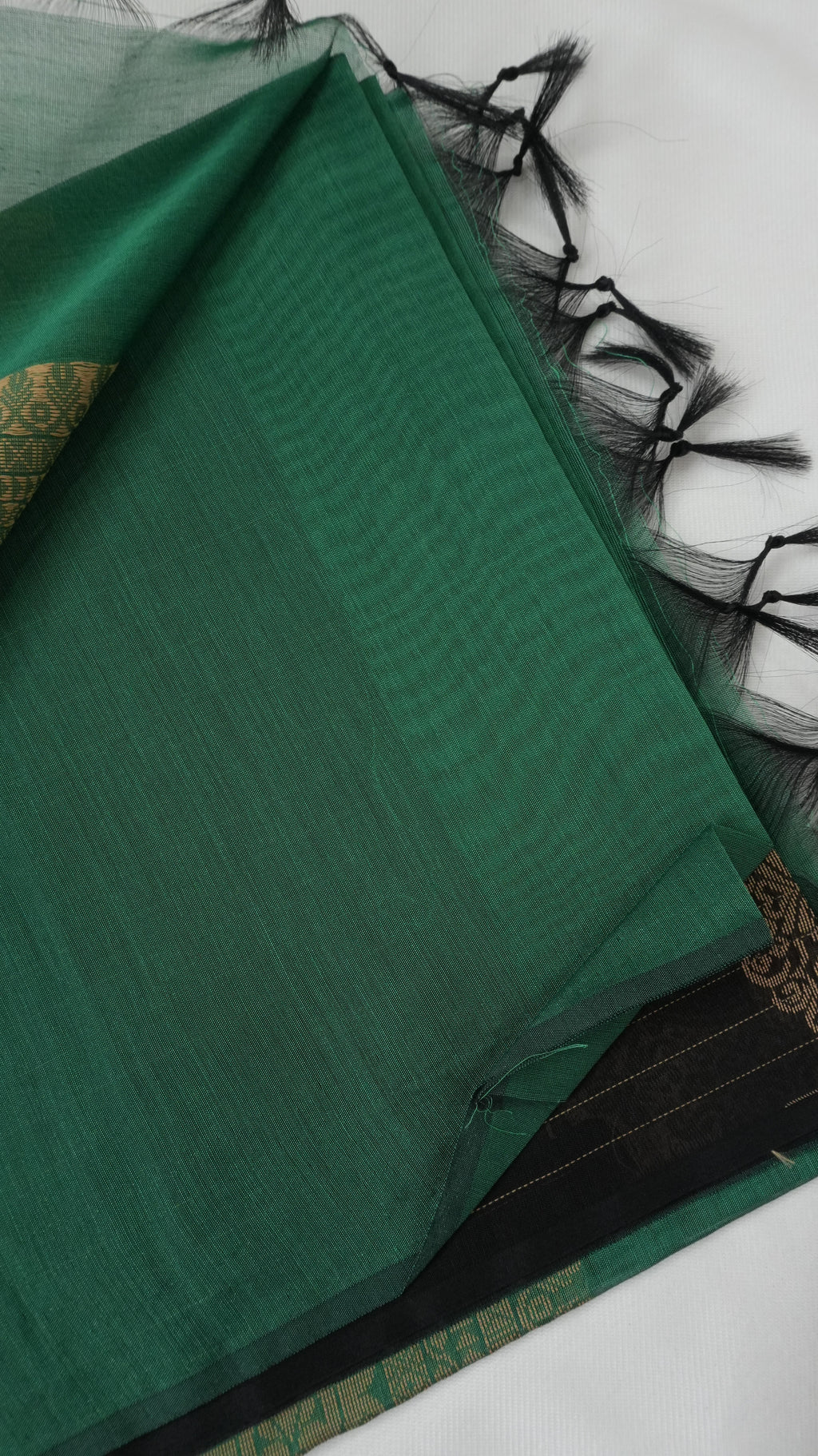 Silk Cotton Saree fabric close-up