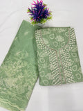 Salwar SLM-SLW-0018 - Mint green with white embroidery