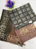 Salwar SLM-SLW-0096 - Charcoal grey and mauve with a printed pattern